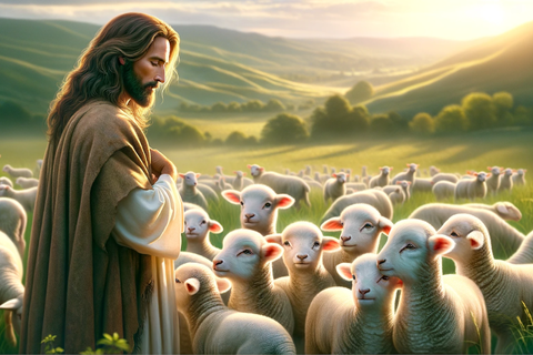 Vom guten Hirten und den sieben Geißlein