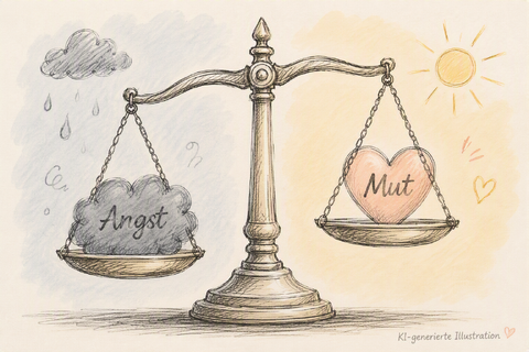Mut oder Angst